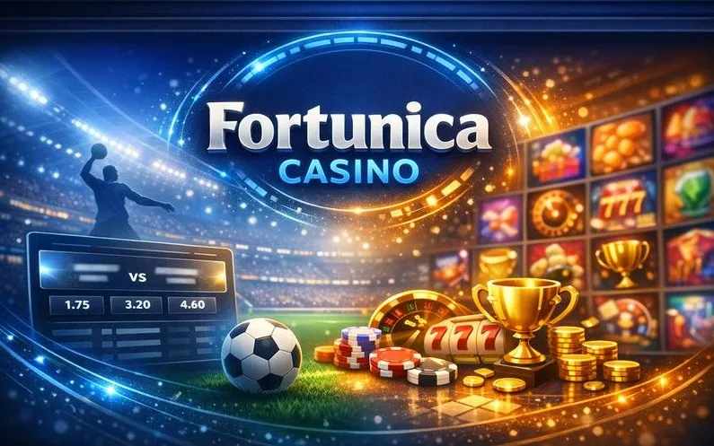 Fortunica casino mobile app hero banner