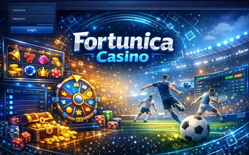 Fortunica Casino home page banner